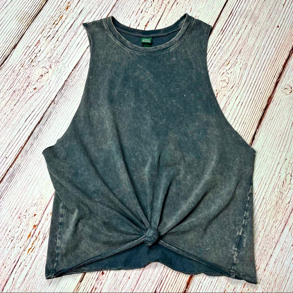 Wild Fable Grey Cut Off Tank